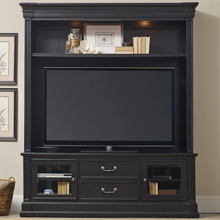 Two Piece Entertainment Group with 2 Drawers